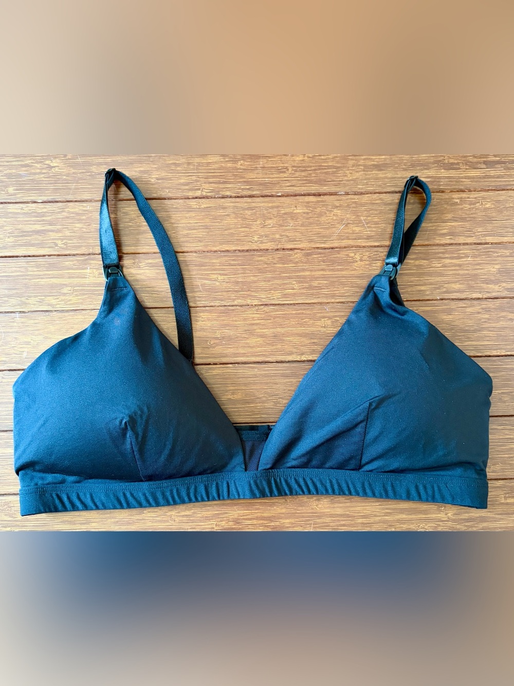 Pepper Nursing Wirefree Bra maternity breastfeeding bra in Black size XL B-C cup